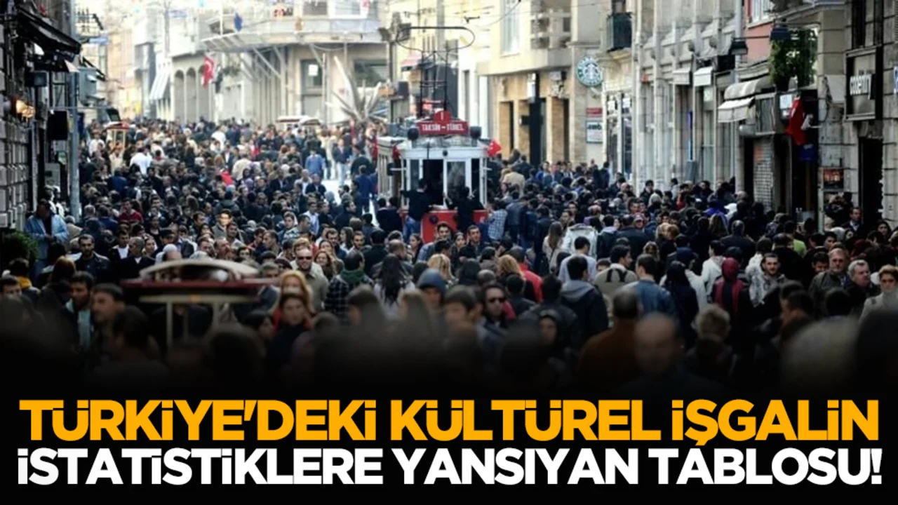 Türkiye'deki Kültürel işgalin istatistiklere yansıyan tablosu!