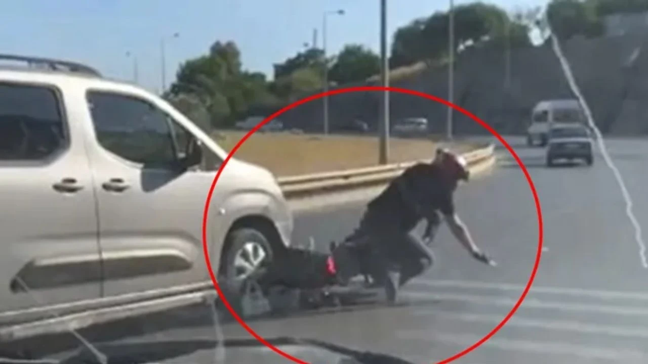 Motosiklete çarpıp kaçan araç sürücüsüne rekor ceza