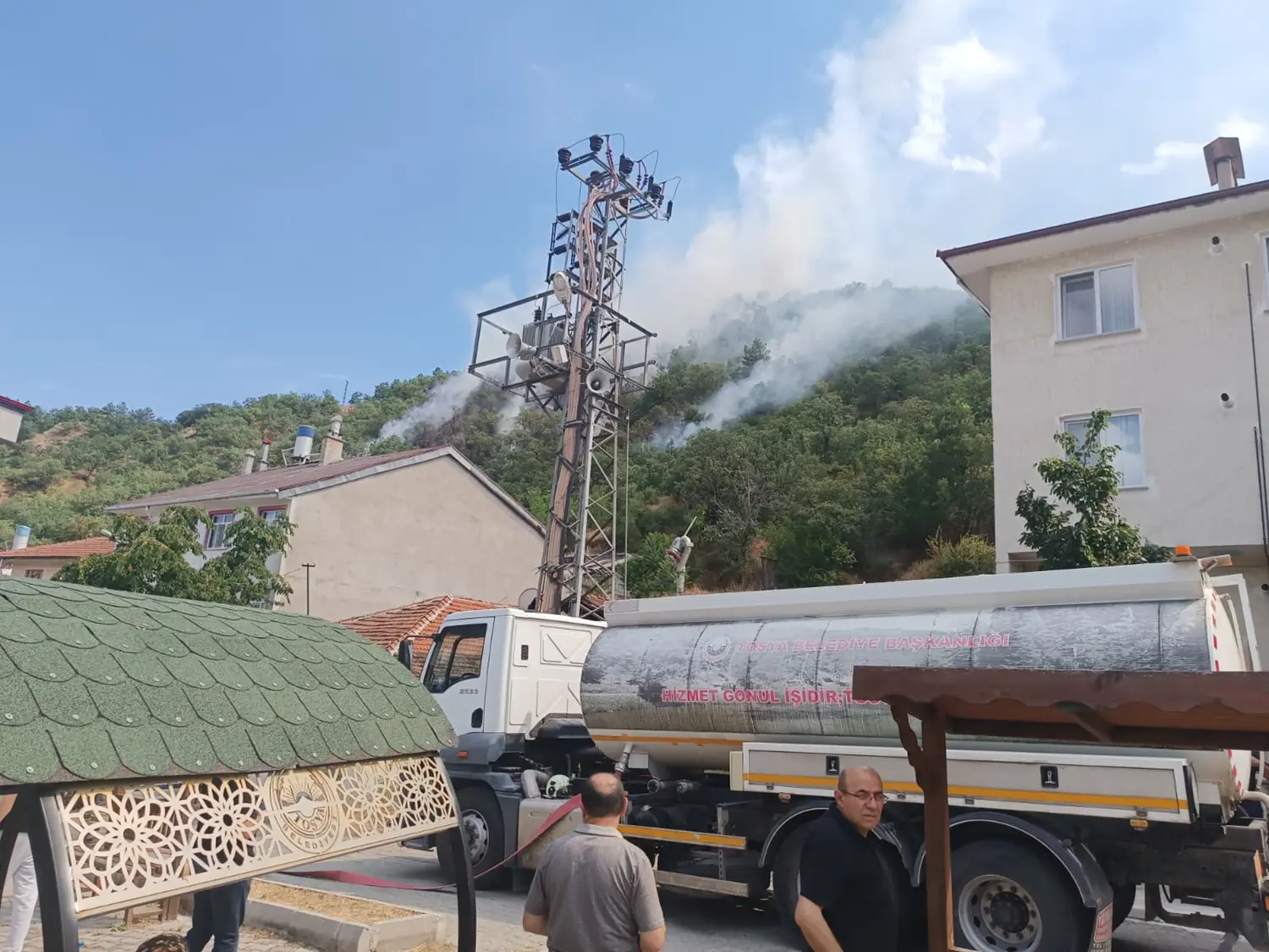 Kastamonu'da orman yangını çıktı