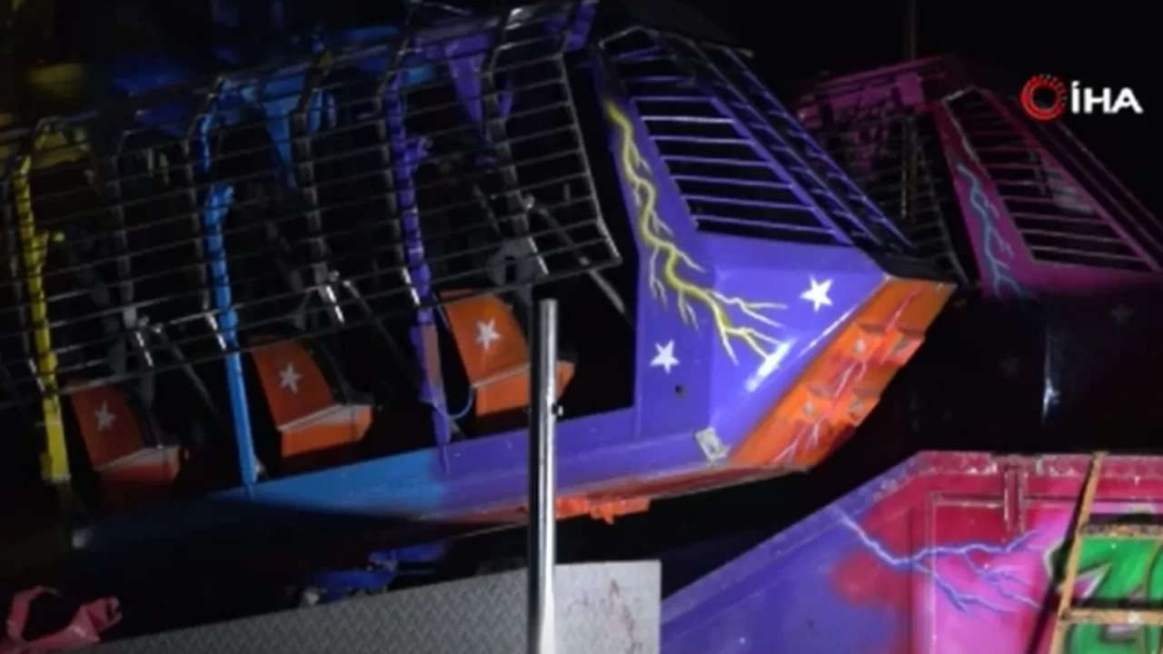 Lunaparkta dehşet anları: Genç çalışanın ölümüne neden olan kaza kamerada!