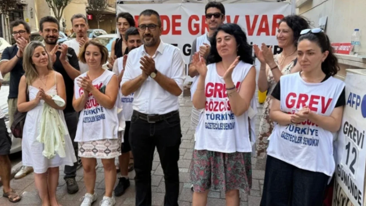 Grev çadırından zafer çıktı: AFP çalışanları istediğini aldı