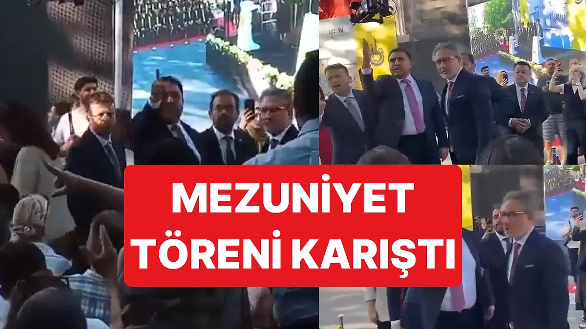 İstanbul Erkek Lisesi'nin Mezuniyet Törenine Protestolar Damga Vurdu