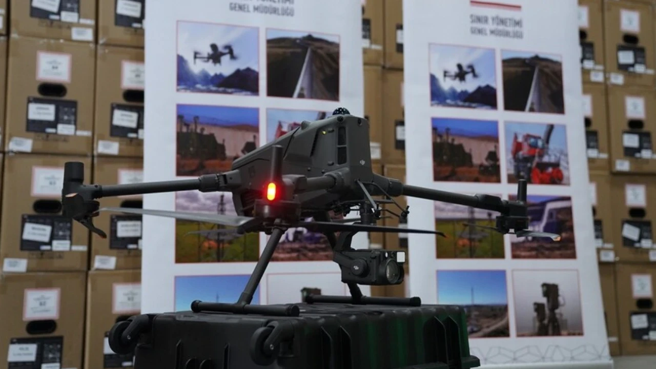 Sınır güvenliği için termal kameralı 391 dron envantere alındı