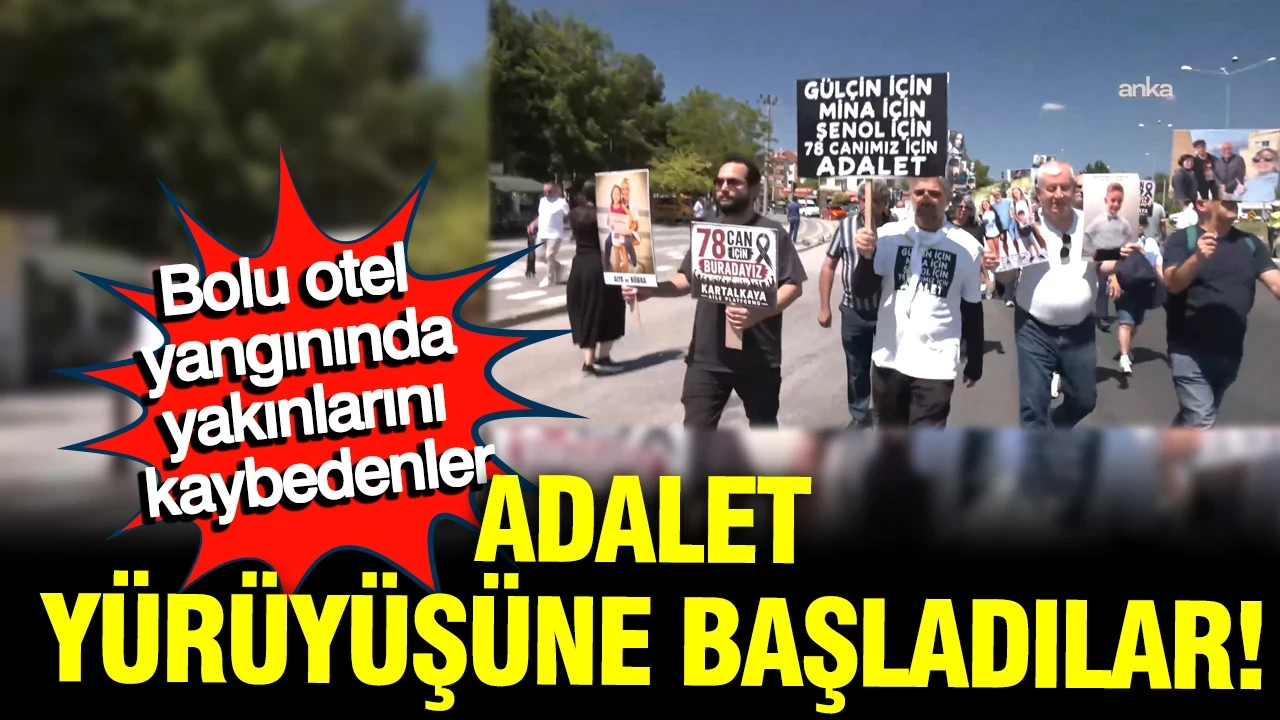 Bolu otel yangınında yakınlarını yitirenler yürüyor: 'Sadece yas tutmuyoruz'
