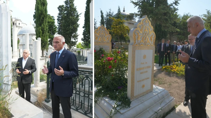 Bakan Ersoy'dan Fatih Külliyesi Haziresi'ne anlamlı ziyaret