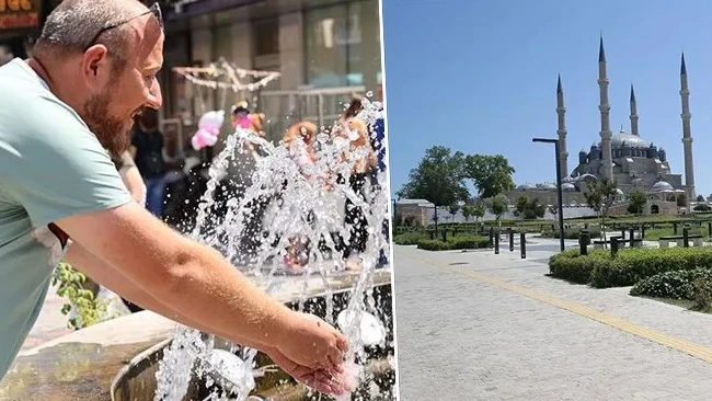 Termometreler 37 dereceyi gösterdi: Cadde ve sokaklar boş kaldı! 'Ejderha sıcakları gelmiş'