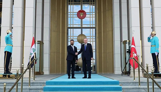 Erdoğan'dan Zeydi'ye resmi karşılama