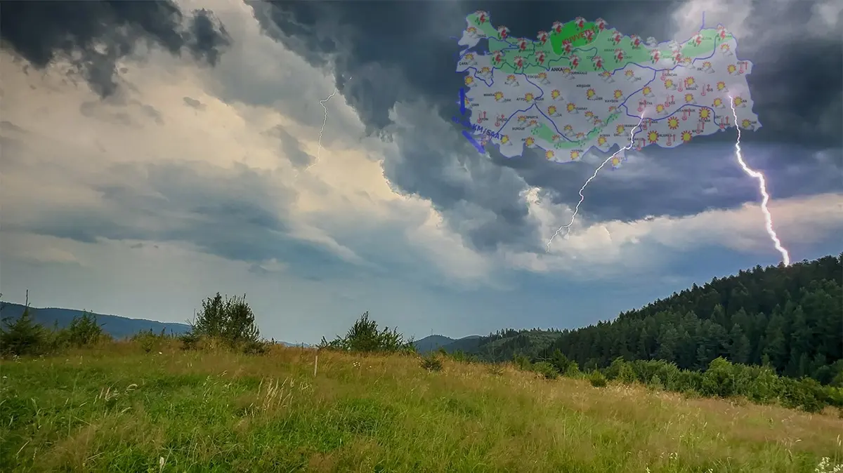 Sağanak ve fırtına bir arada! Meteoroloji uyardı