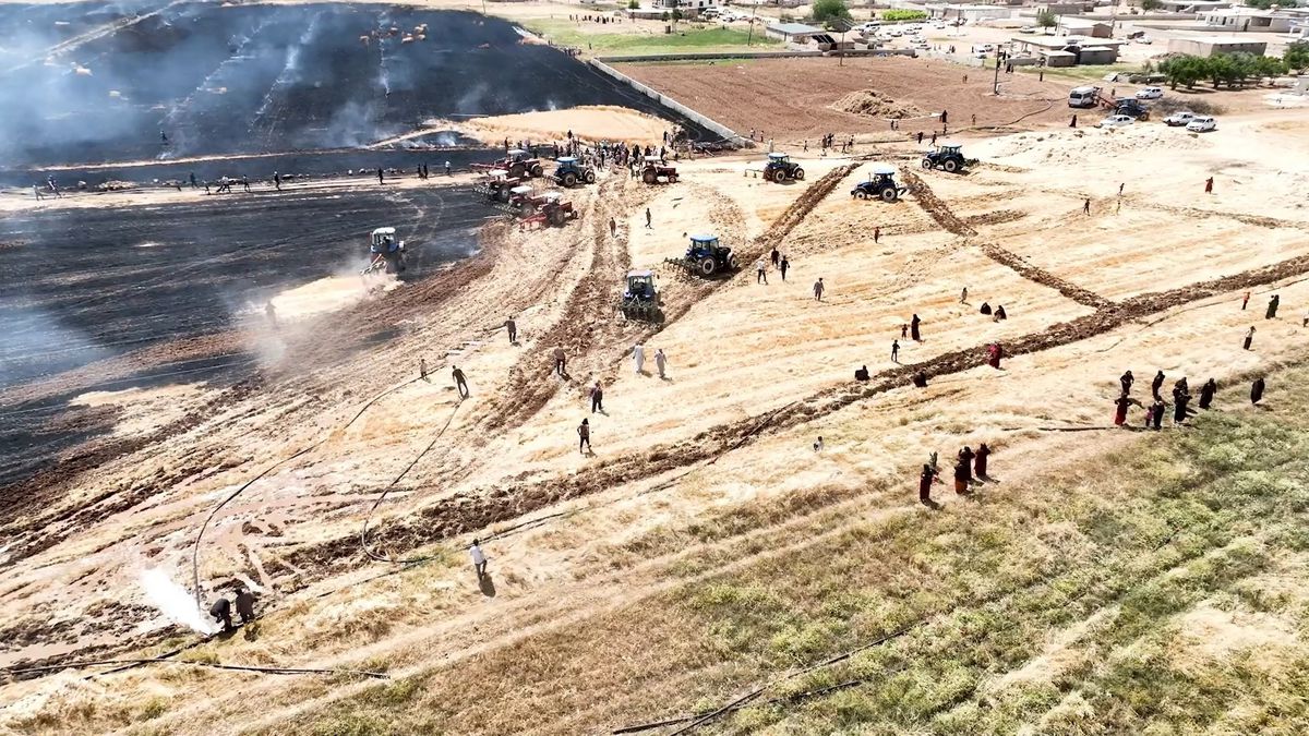 Şanlıurfa'da Anız Yangınları Kontrol Altına Alındı