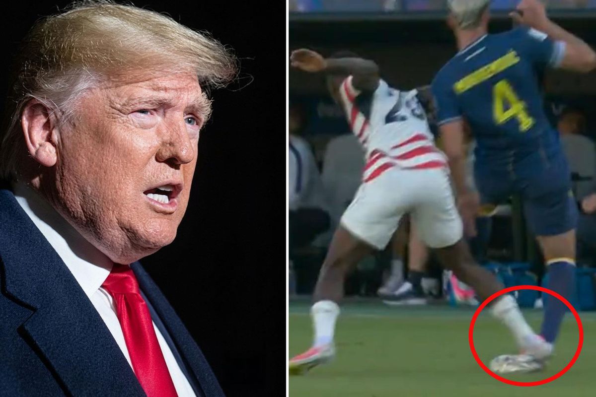 Donald Trump, Balogun'a verilen kırmızı kart pozisyonunu yorumladı