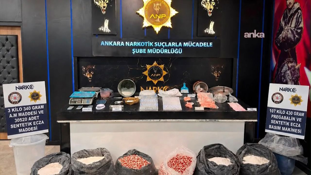 Ankara'da ele geçirildi! 122 bin 500 adet