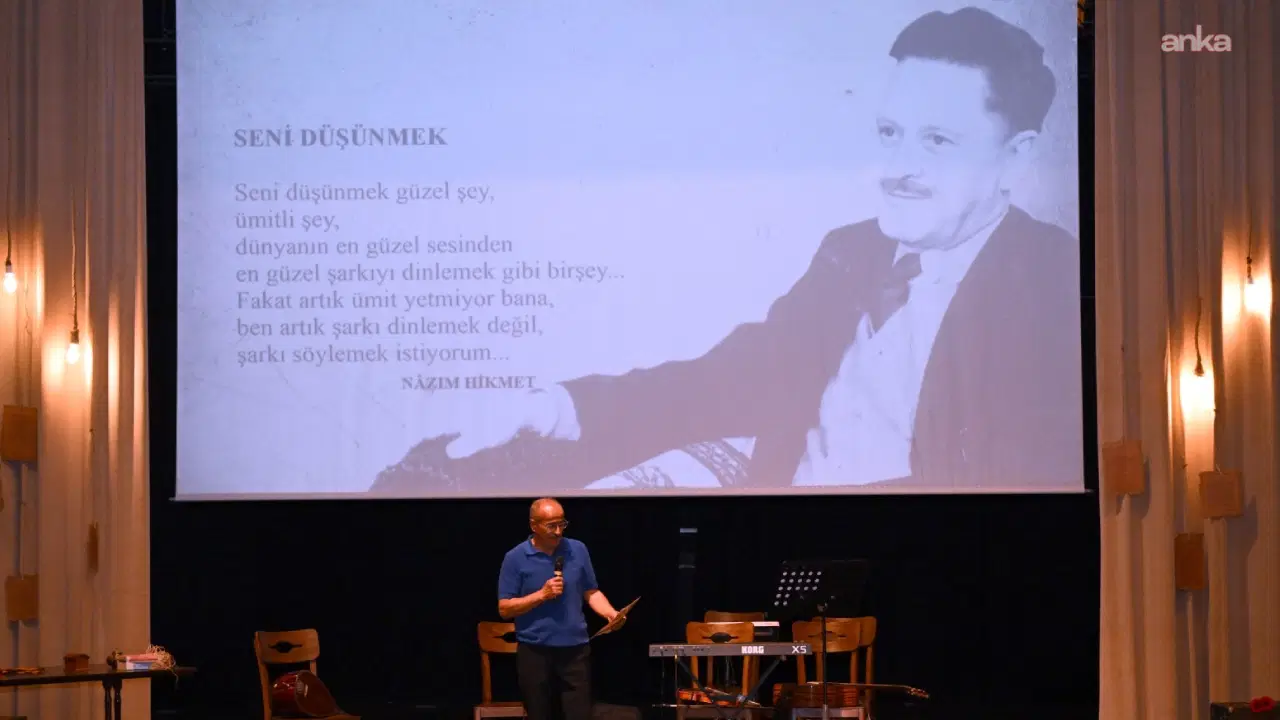 Nazım Hikmet Kırşehir'de şiir ve şarkılarla anıldı