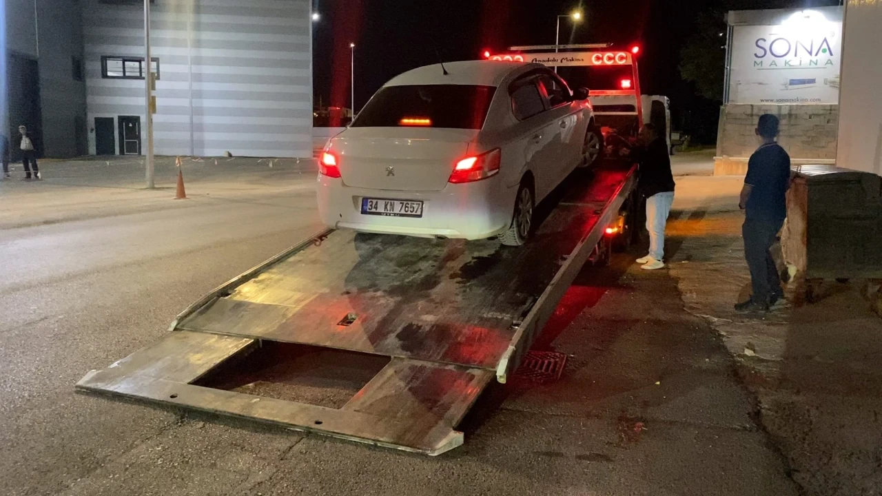 'Dur' ihtarına uymayan alkollü sürücüye 450 bin lira ceza