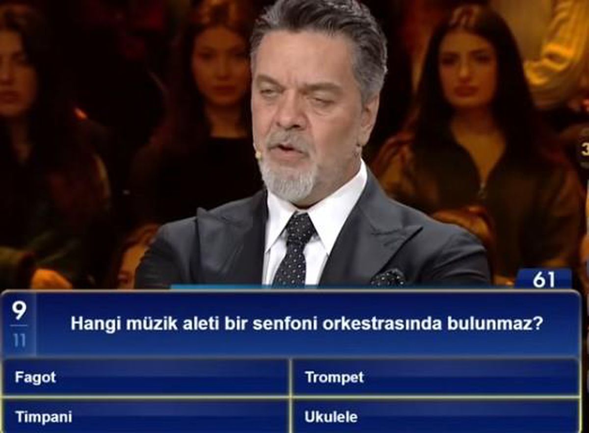 Hangi müzik aleti bir senfoni orkestrasında bulunmaz?