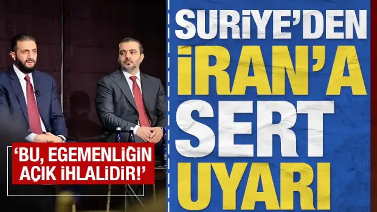 Suriye'den İran'a sert kınama: 'Bu, egemenliğin açık ihlalidir!'