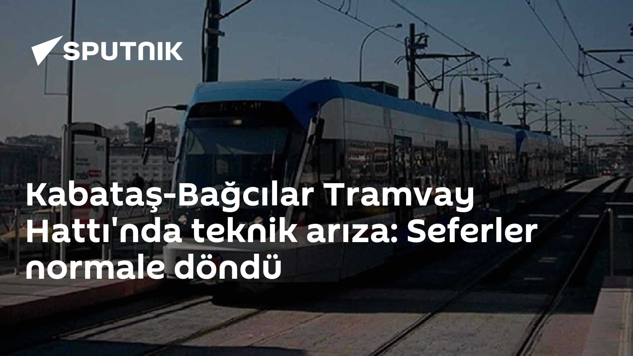Kabataş-Bağcılar Tramvay Hattı'nda teknik arıza: Seferler normale döndü