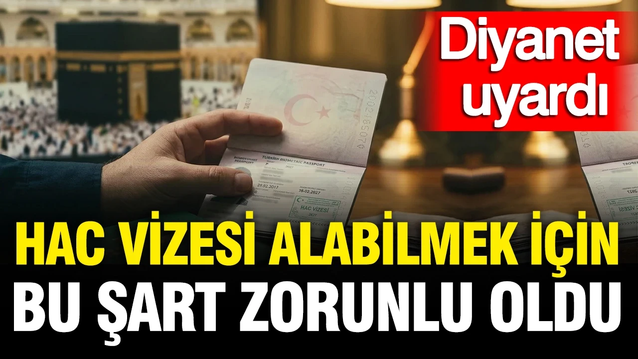 Diyanet’ten Hacı adaylarına pasaport uyarısı: Tarihe dikkat etmeyen vize alamayacak