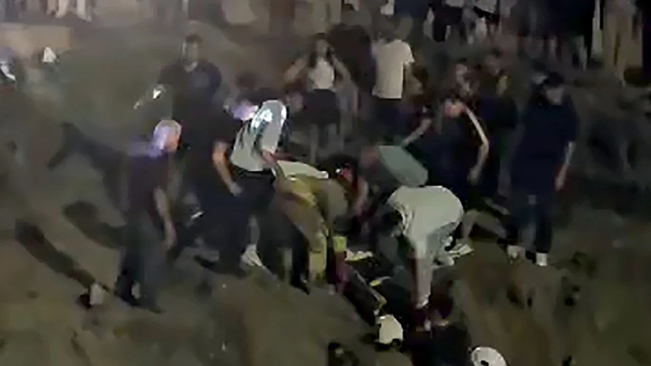 Hem cip uçtu hem de polis düştü: Hatay’da yürekleri yakan kaza