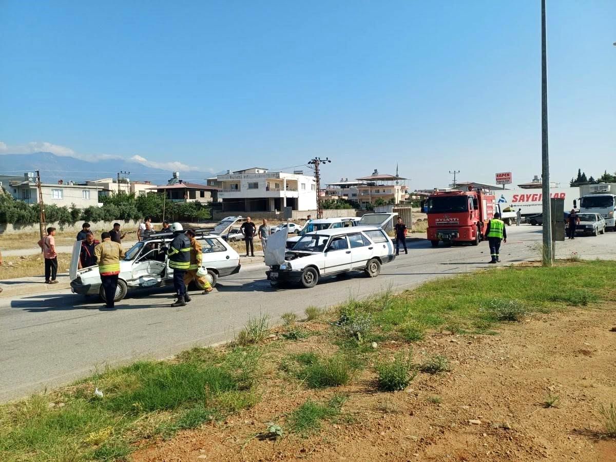 Hassa'da trafik kazası: 1 yaralı