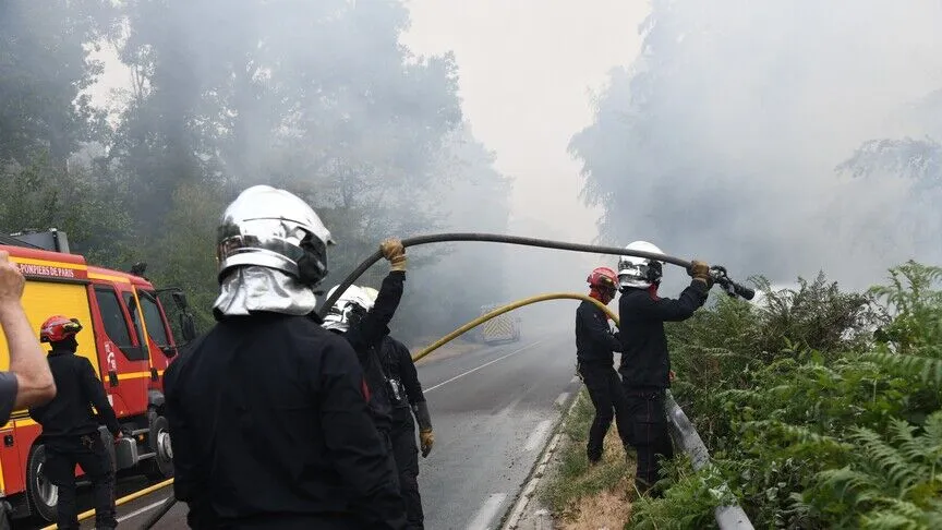Fransa'da Fontainebleau Ormanı'nın yüzde 10'u küle döndü