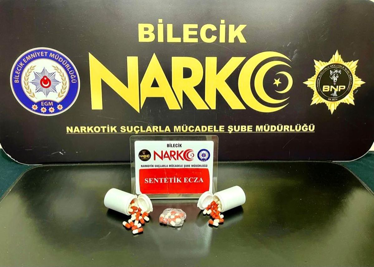 Bilecik'te uyuşturucu operasyonuna 2 gözaltı