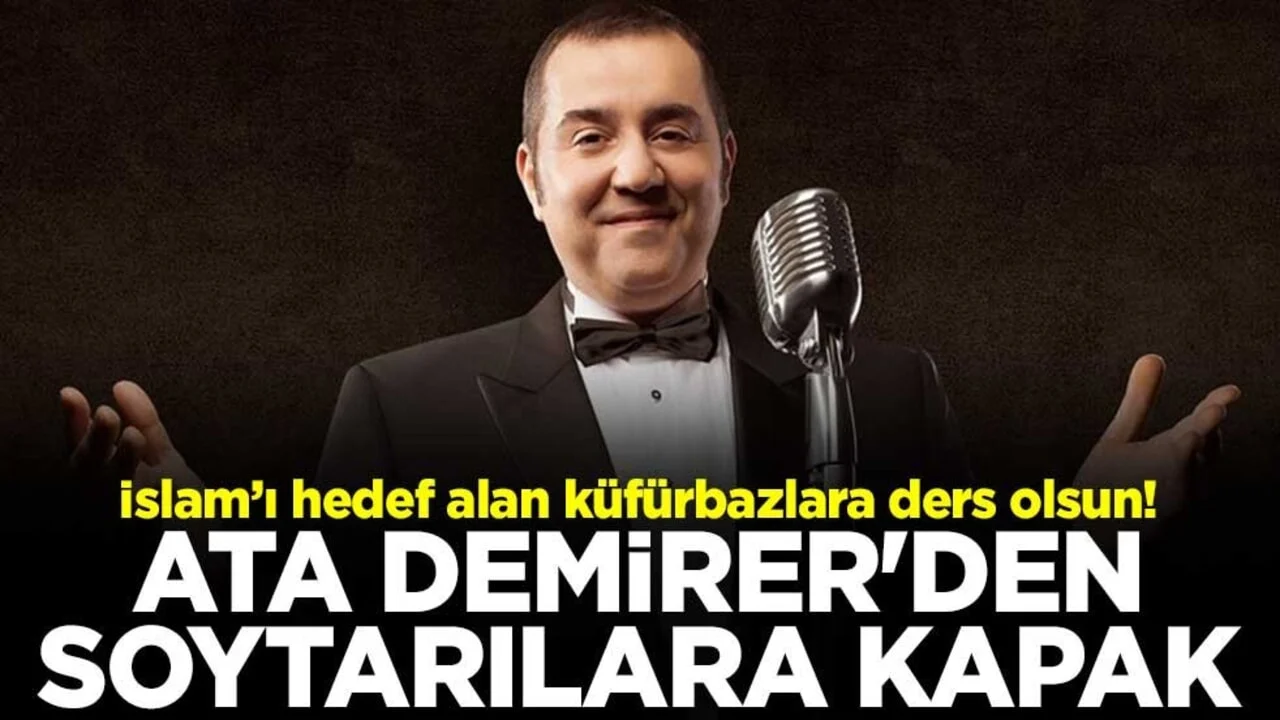 İslam’ı hedef alan küfürbazlara ders olsun! Ata Demirer'den soytarılara kapak