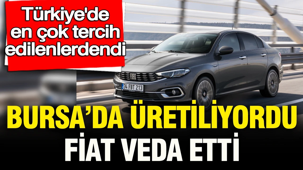 Bursa’da üretildi, Türkiye’de en çok satılan otomobillerdendi: Fiat o arabaya veda etti, bir devir kapandı