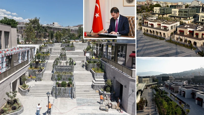 Bakan Kurum'dan Kahramanmaraş Meydanı paylaşımı: Depremin merkez üssü yeniden ayağa kalktı