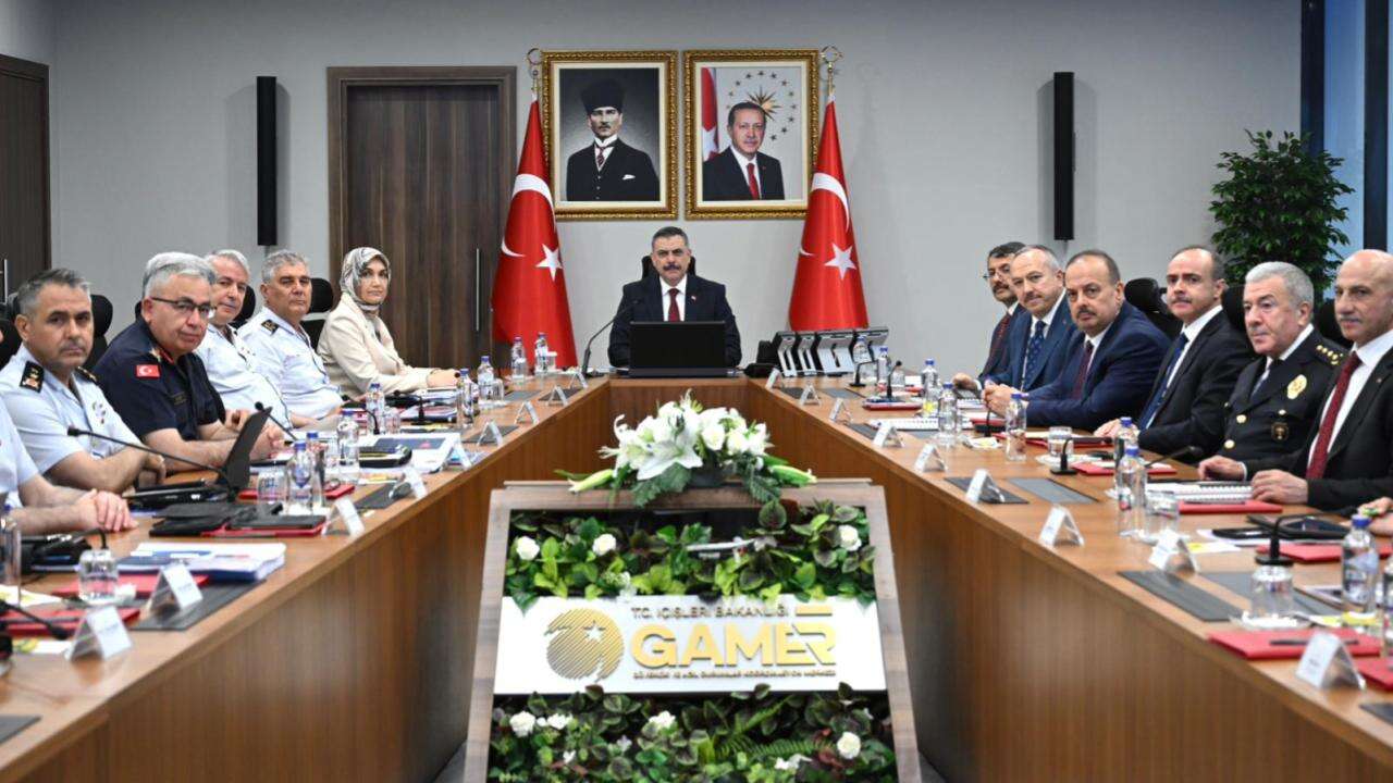 İçişleri Bakanlığı'nda NATO Zirvesi için güvenlik toplantısı yapıldı