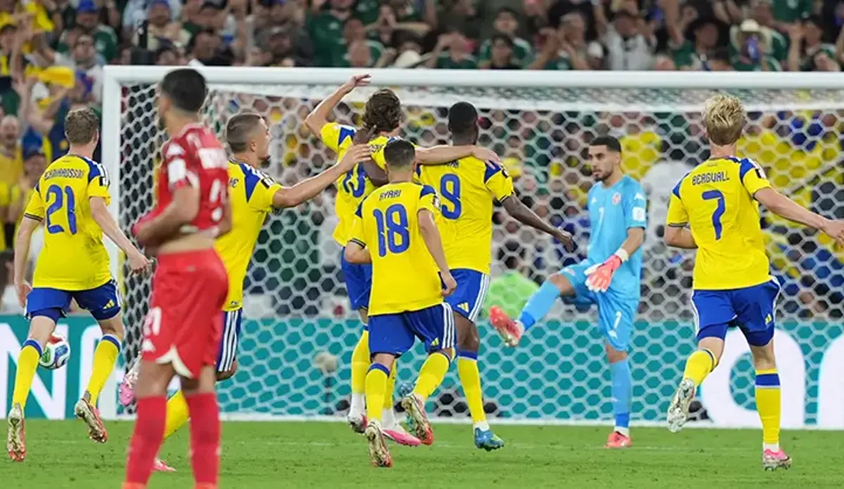 İsveç'ten gövde gösterisi! Tunus direnemedi | İsveç - Tunus maç sonucu: 5-1