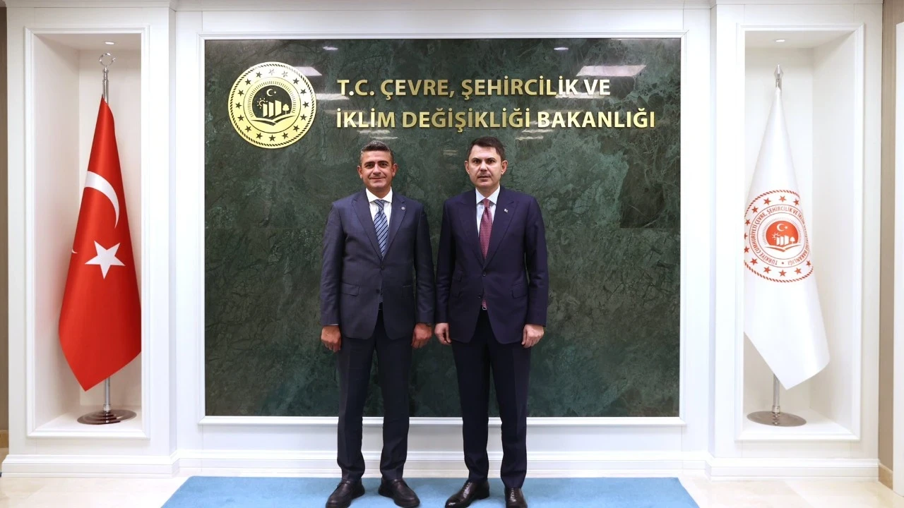 Bakan Kurum, Haymana ve Gölbaşı belediye başkanlarını kabul etti