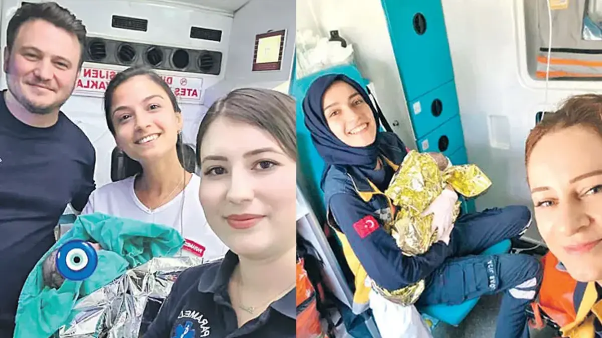 Hayata ambulansta ‘merhaba’ dediler
