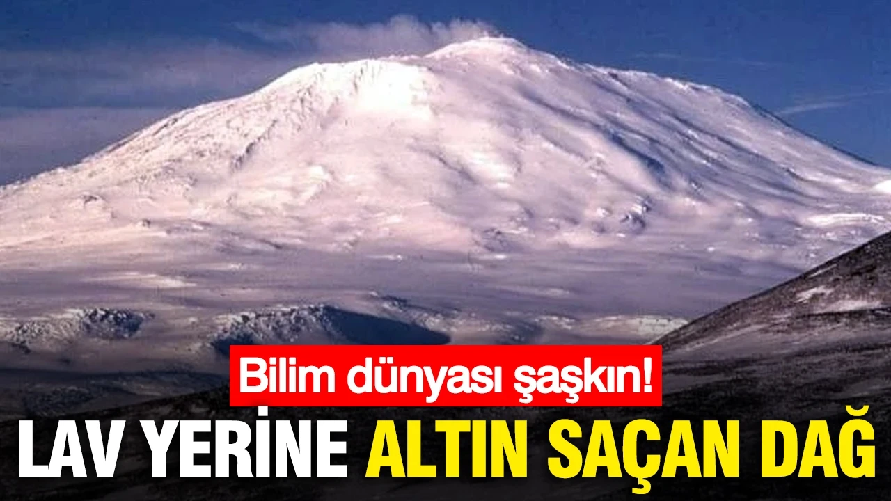 Bilim dünyası şaşkın... Lav yerine altın saçan dağ