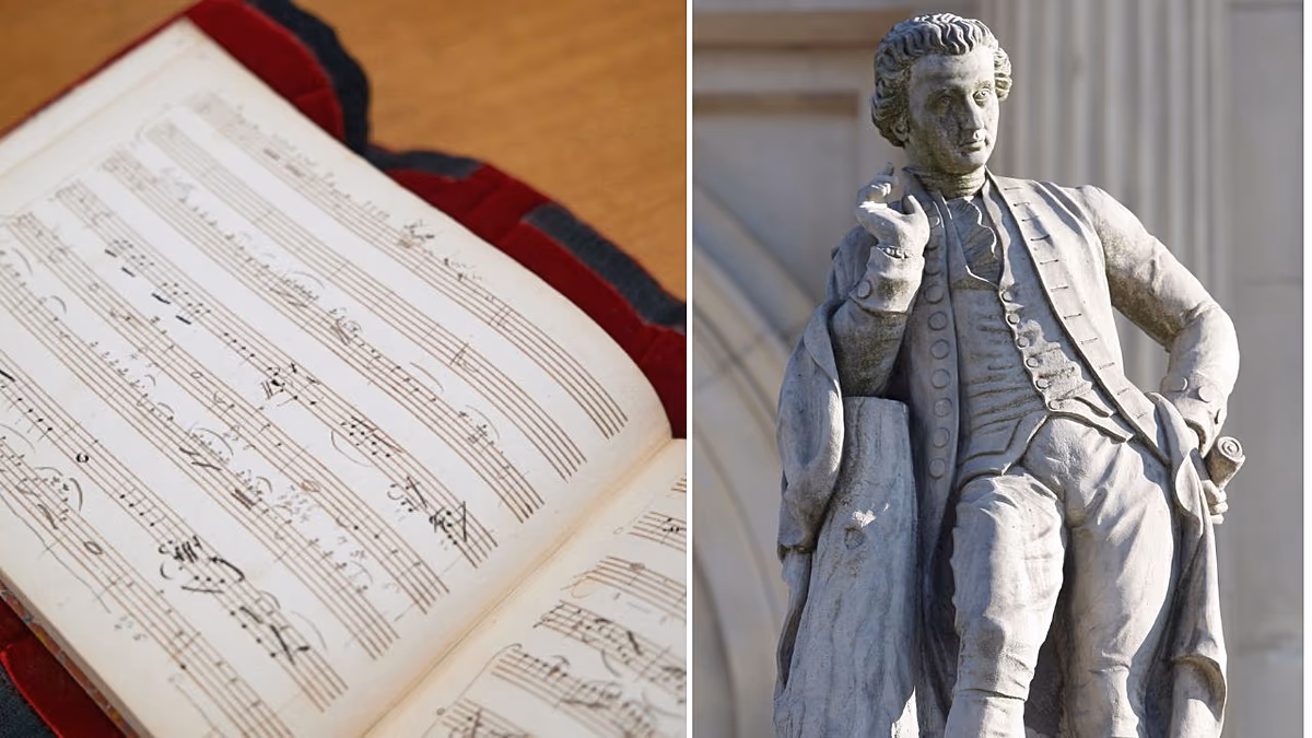 Keşfedilen Mozart el yazması Fransa'da dünya prömiyerinde