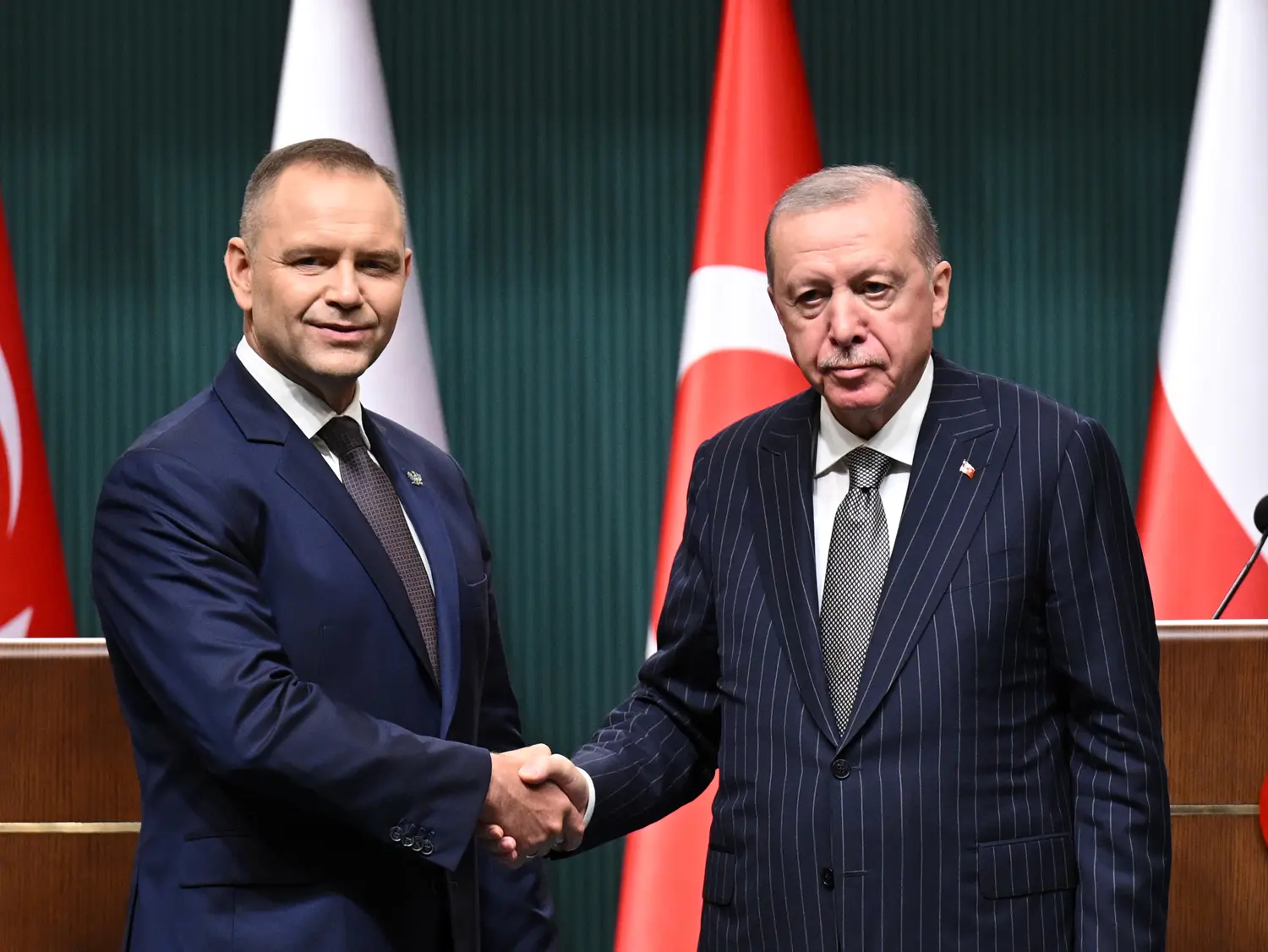Cumhurbaşkanı Erdoğan, Polonya Cumhurbaşkanı Nawrocki onuruna yemek verdi