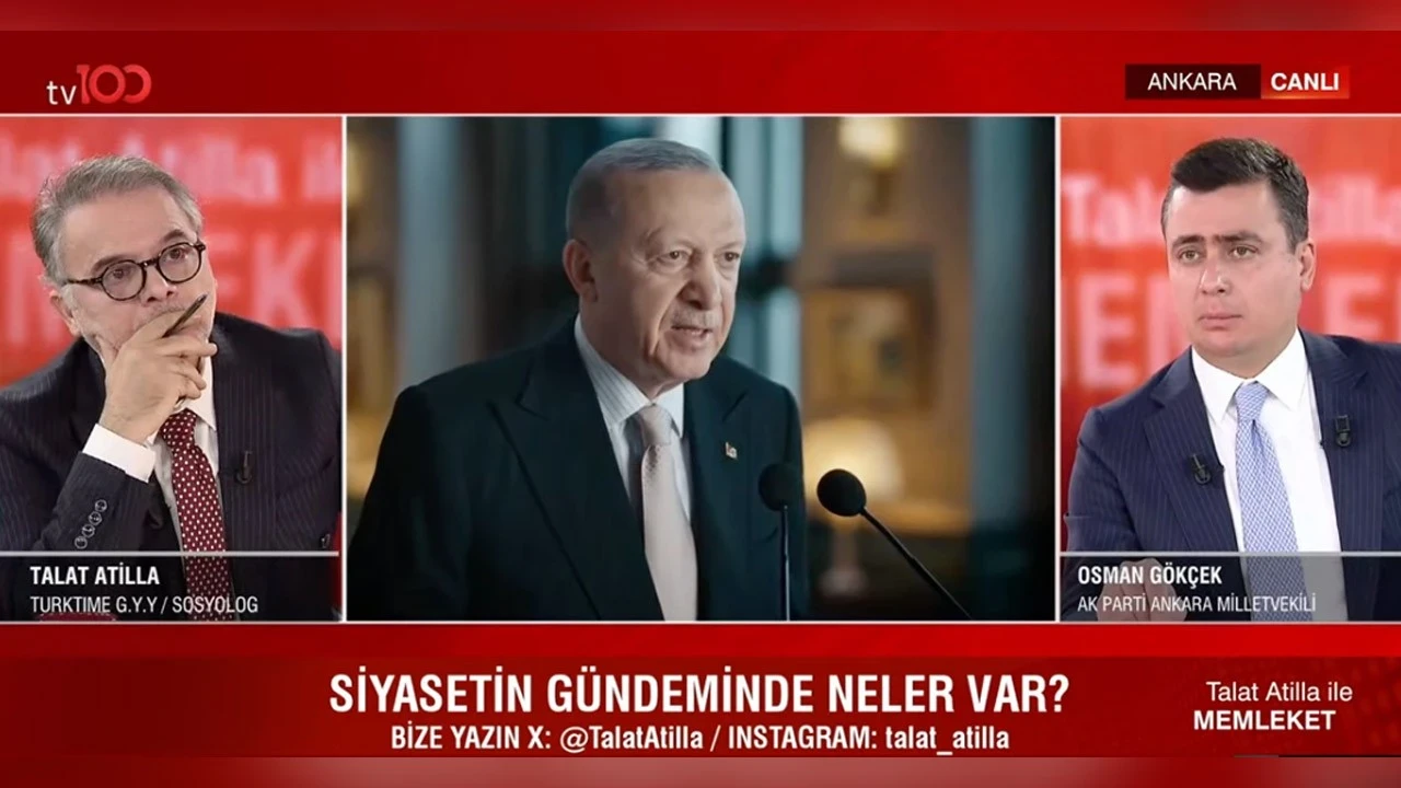 AK Parti Ankara Milletvekili Osman Gökçek tv100'de: "Cumhurbaşkanımız insan sarrafıdır, kibirli insanı gözünün ucuyla yakalar!"