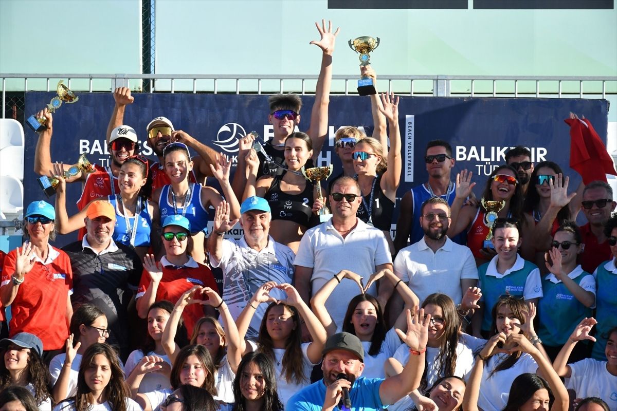 Balıkesir'de Plaj Voleybolu Balkan Şampiyonası sona erdi