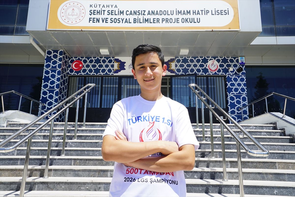 LGS'de tam puan alan Emir Kağan Çakır hedeflerini açıkladı