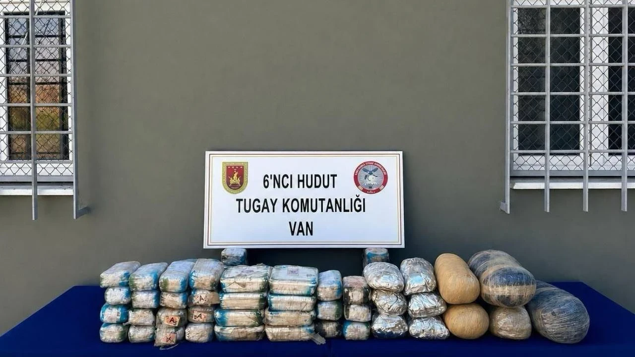 MSB açıkladı: Van hudut hattında 44 kilo uyuşturucu ele geçirildi