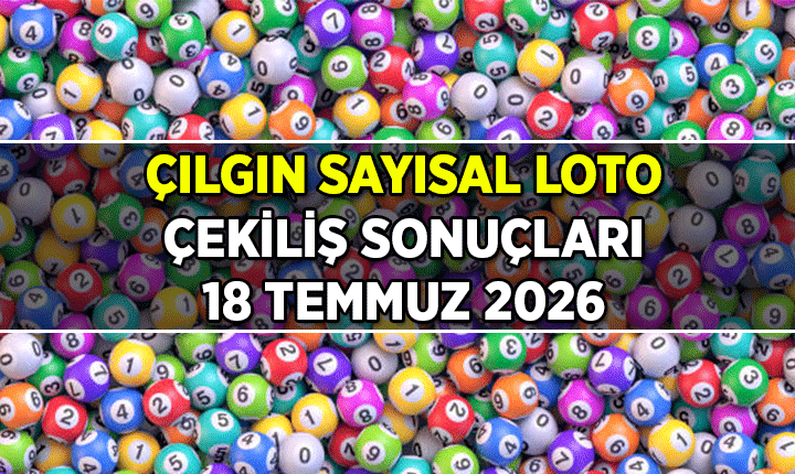 Çılgın Sayısal Loto Çekiliş sonuçları ne zaman, saat kaçta, hangi kanalda? 18 Temmuz Sayısal Loto Sonuçları sorgulama ekranı