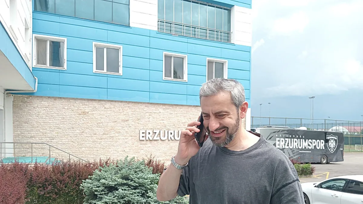 Teknik direktör Serkan Özbalta, Erzurum’da!