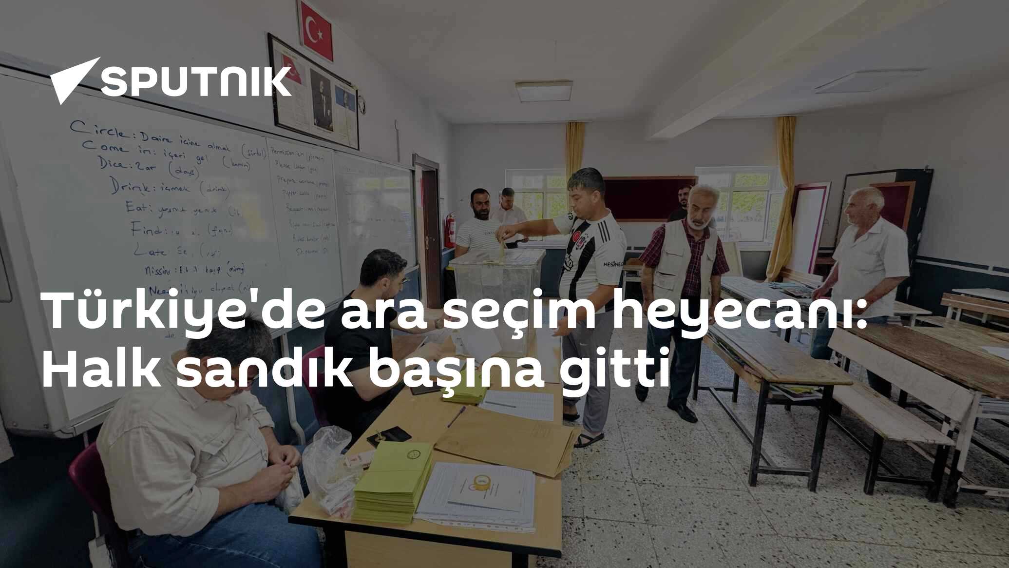 Türkiye'de ara seçim heyecanı: Halk sandık başına gitti