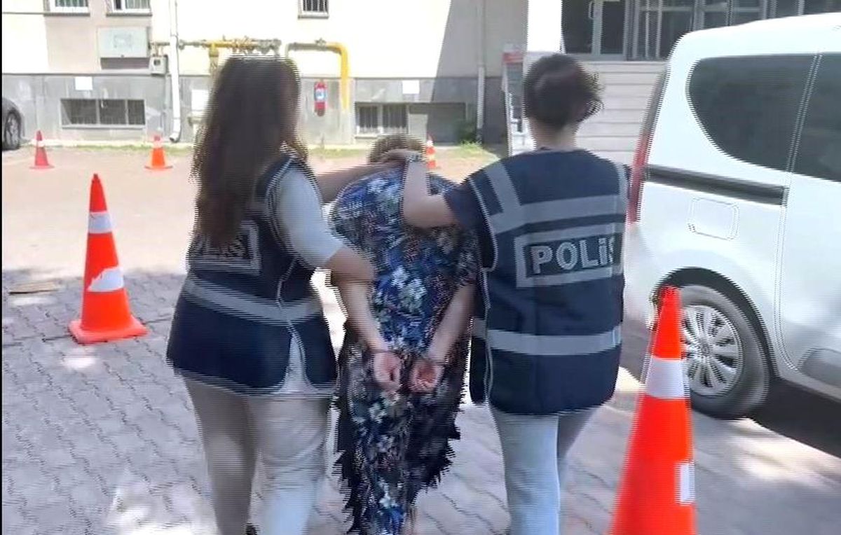 80 yıl kesinleşmiş cezası bulunan kadın polisten kaçamadı