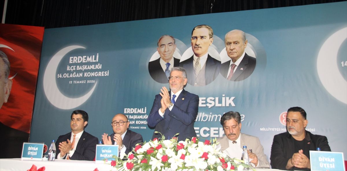 MHP Erdemli İlçe Başkanı yeniden Erol Erdoğan oldu