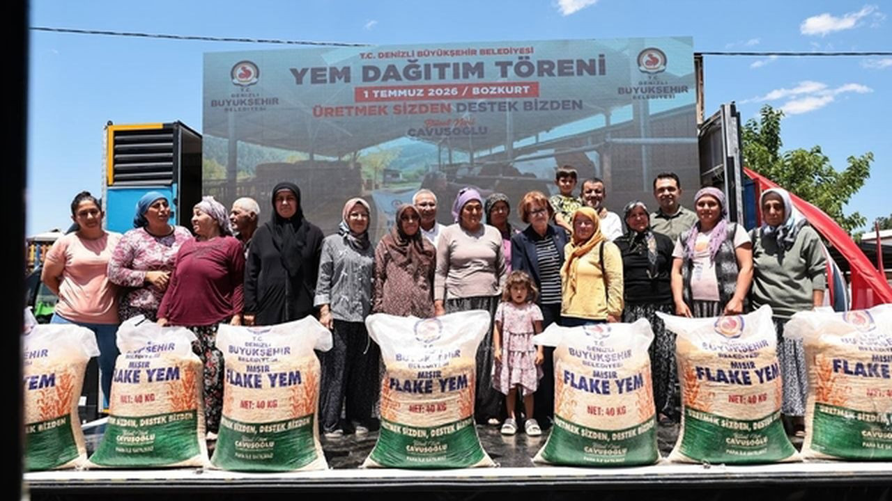 Denizlili yetiştiricilere destek! Tam 32 bin çuval