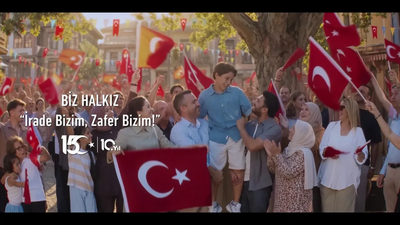 Halkbank'tan 15 Temmuz'a Özel Reklam Filmi: "İrade Bizim, Zafer Bizim"