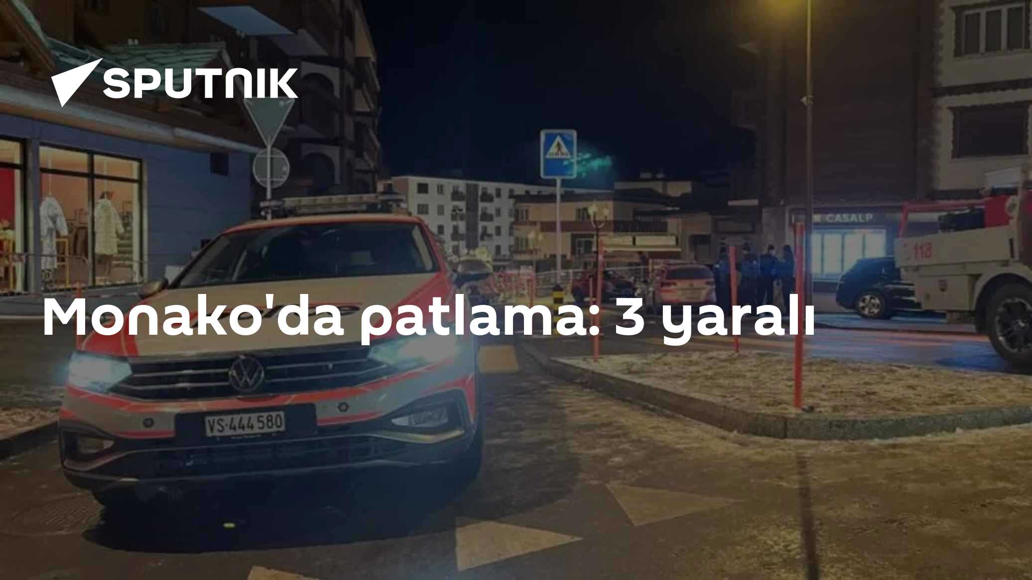 Monako'da patlama: 3 yaralı