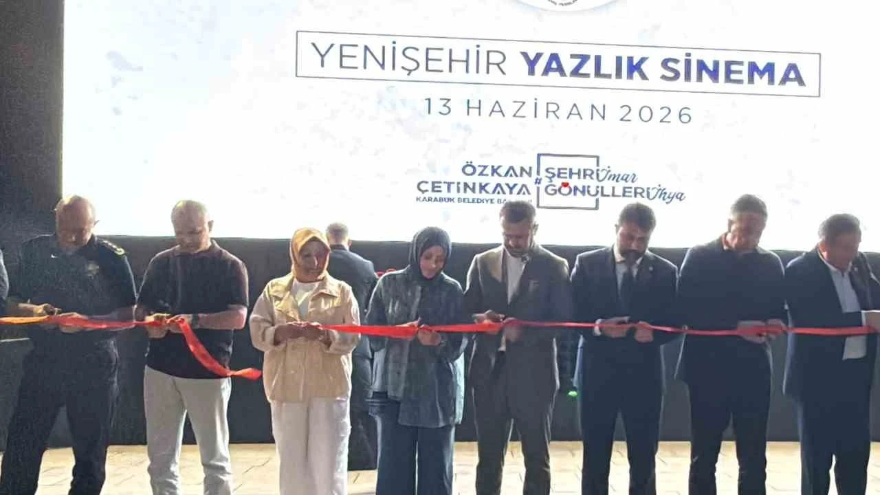 Yenişehir Yazlık Sineması 13 yıl sonra törenle açıldı
