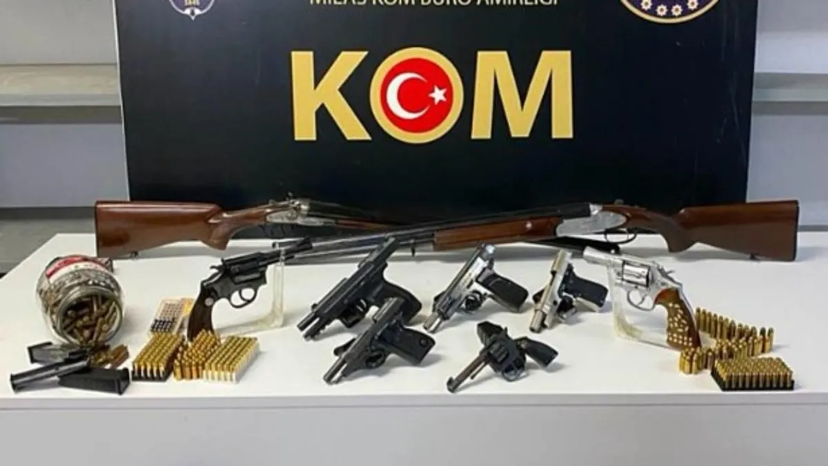 Muğla'da silah kaçakçılığı operasyonu! 3 tutuklama
