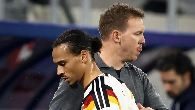 Almanya'da Leroy Sane gerçeği! Julian Nagelsmann maç biter bitmez açıkladı: "Değişikliğin sebebi..."